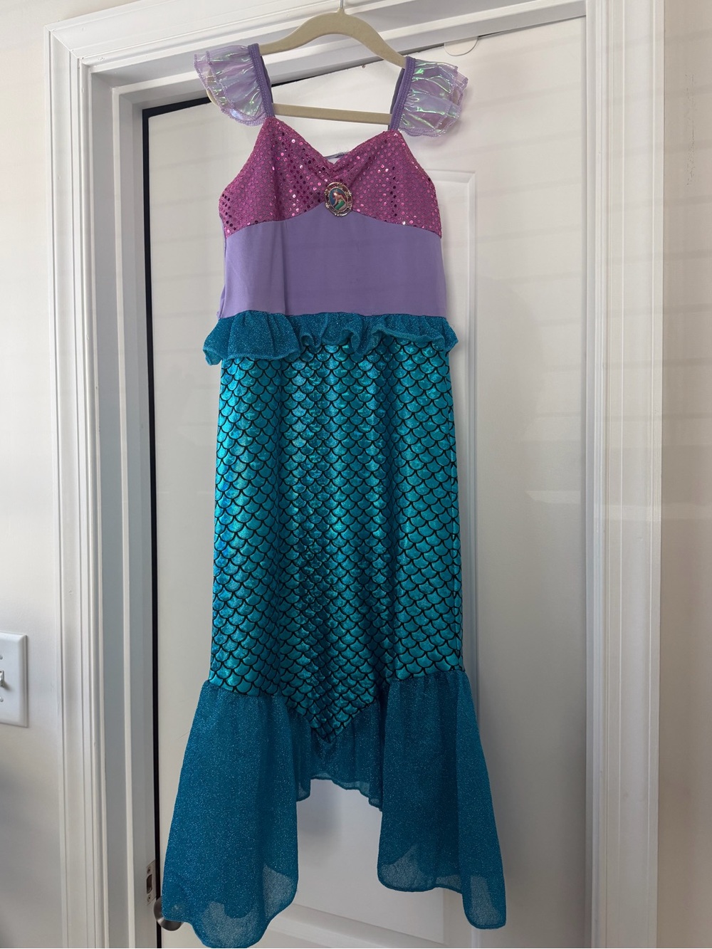 Lola + The Boys Purple and Teal Mermaid Dress Costume